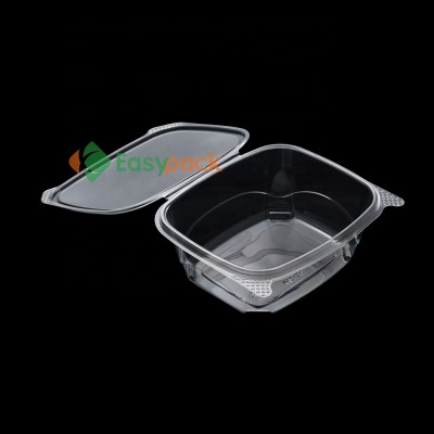 8oz disposable clear plastic small salad food containers box